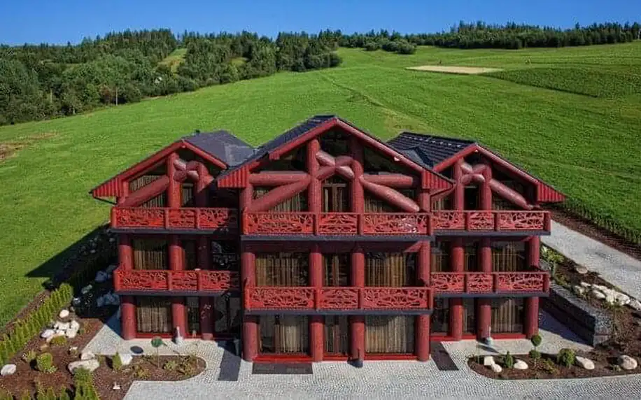 Belianské Tatry: Ždiar v baby friendly Mountain Resortu Apartments se snídaní formou bufetu a láhví Prosecca