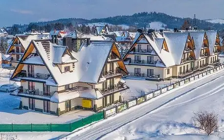 Polské Tatry nedaleko termálů: Sun & Snow Resorts Białka Tatrzańska *** v apartmánu až pro 4 osoby + bazén