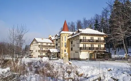 Polské Krkonoše v lázeňském městě Karpacz: Hotel Nowa Ski *** s polopenzí, neomezeným wellness a vyžitím
