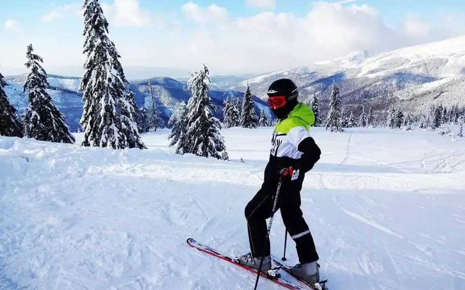 Kurz lyžování pro 2 osoby (4 h)