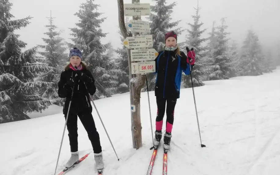 Kurz lyžování pro 2 osoby (2 h)