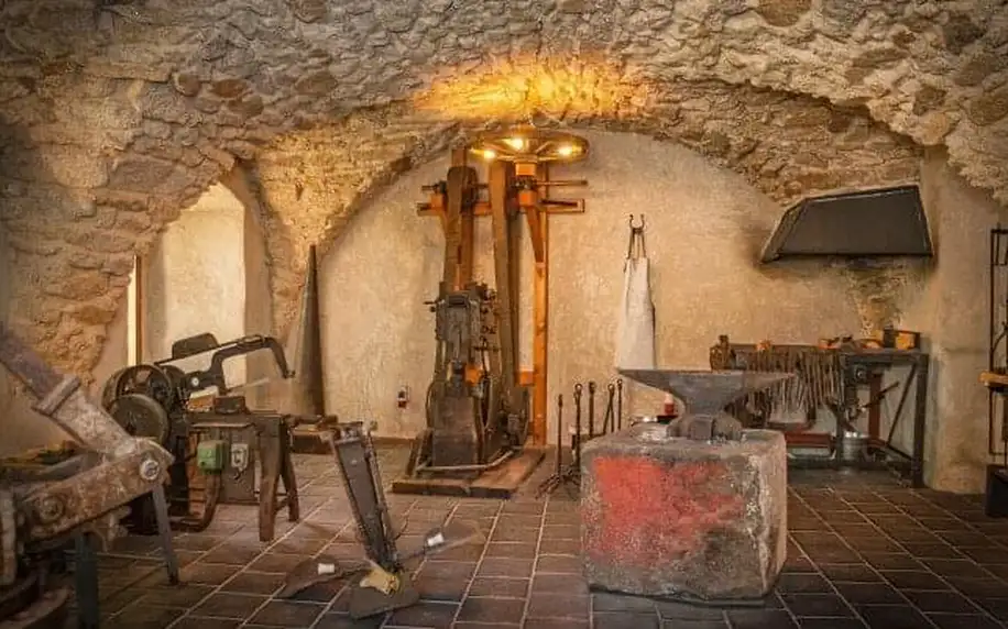 Cheb: Královský pobyt v Penzionu Vildštejn II. se snídaní či polopenzí, prohlídkou hradu a muzeí + drink