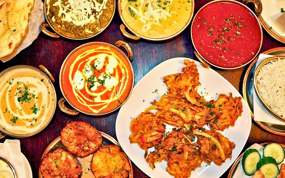 Indická kuchyně: hlavní chod i předkrm pro 2 osoby