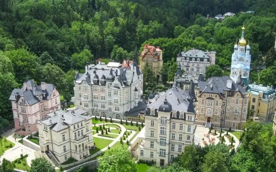 Karlovy Vary v luxusním Hotelu Savoy Westend ***** se snídaní/polopenzí, wellness s bazénem + solná jeskyně