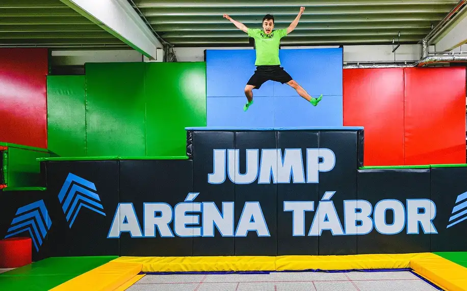 Jump aréna Tábor: 1 či 2 hod. nebo celý den skákání