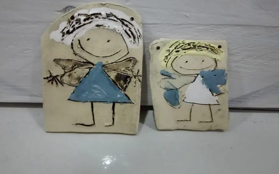 Keramika pro děti i rodiče: 3 hod. tvoření a limča