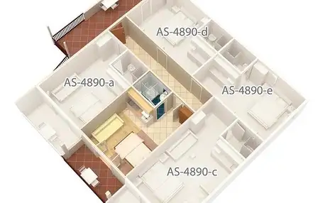 Chorvatsko, Drvenik: Apartments with a parking space Drvenik Gornja vala, Makarska - 4890