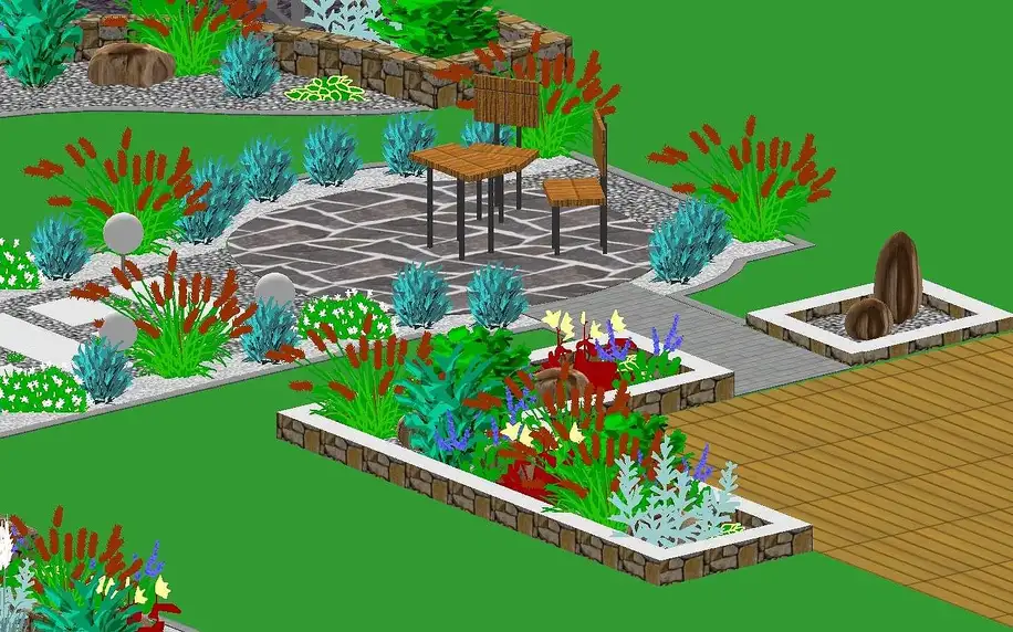 Kompletní návrh na realizaci zahrady až do 800 m²