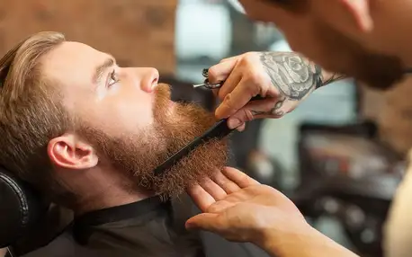 Pánská péče v barbershopu: all inclusive balíček
