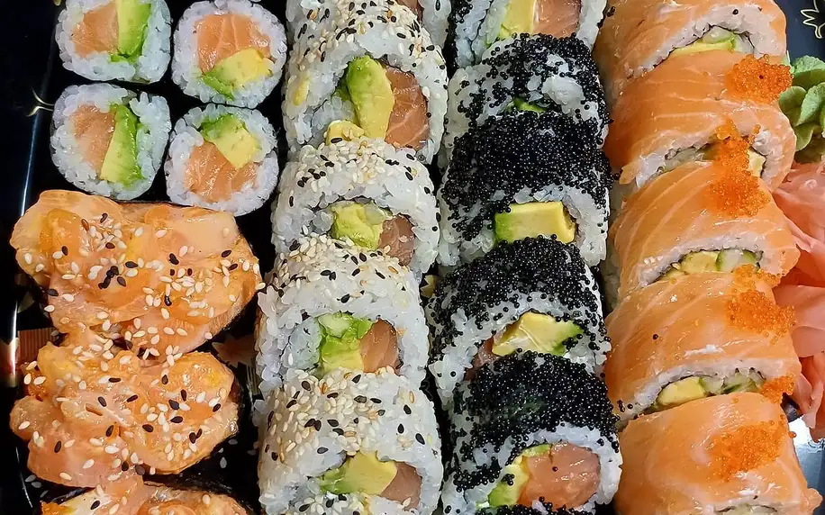 Sushi sety s sebou: 8 verzí o obsahu 12–71 kousků