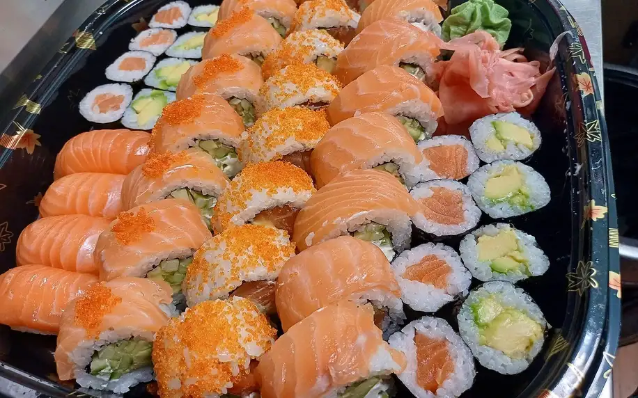 Sushi sety s sebou: 8 verzí o obsahu 12–71 kousků