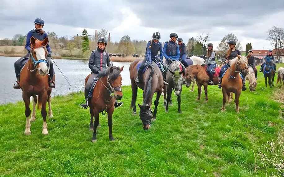 Celodenní výlet na koni pro zkušené jezdce