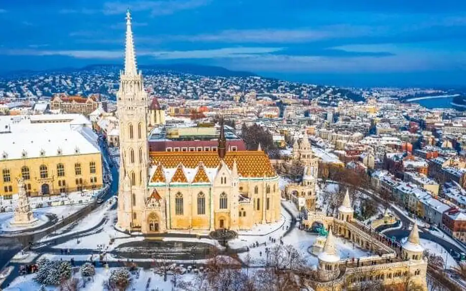 Budapešť: Víkend v oceněném Hotelu Stáció **** s wellness o rozloze 1 000 m² + polopenze a dítě zdarma