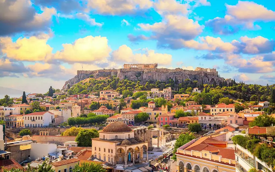 Řecko - Athény kombinovaná doprava na 8 dnů, plná penze