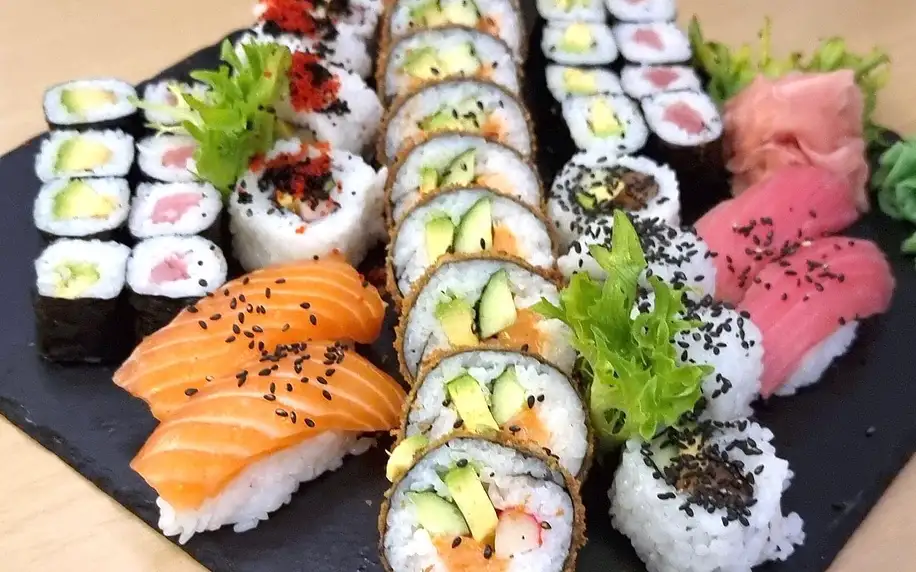 Nabité sushi sety o 38 či 48 ks v Táboře