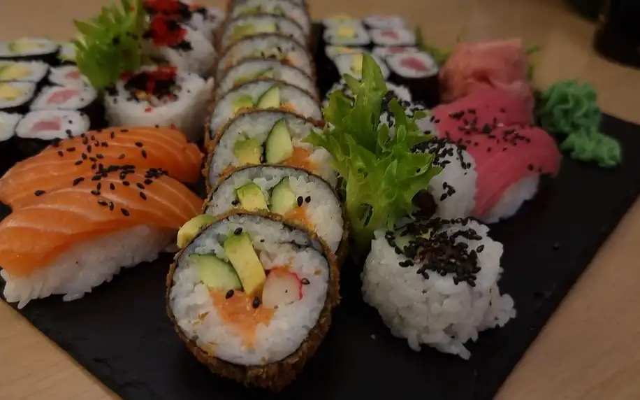 Nabité sushi sety o 38 či 48 ks v Táboře