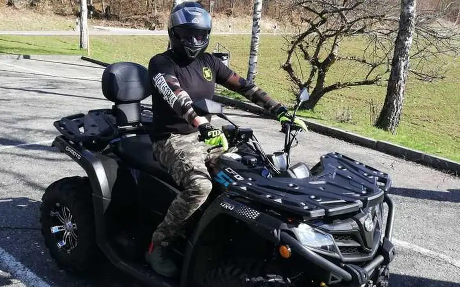 Jízda na čtyřkolce CF Moto Gladiator X520 v Praze