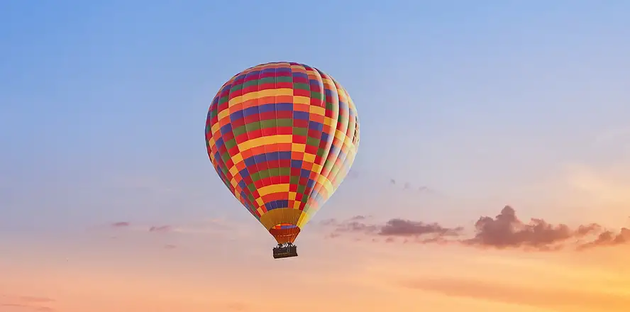 let horkovzdušným balonem