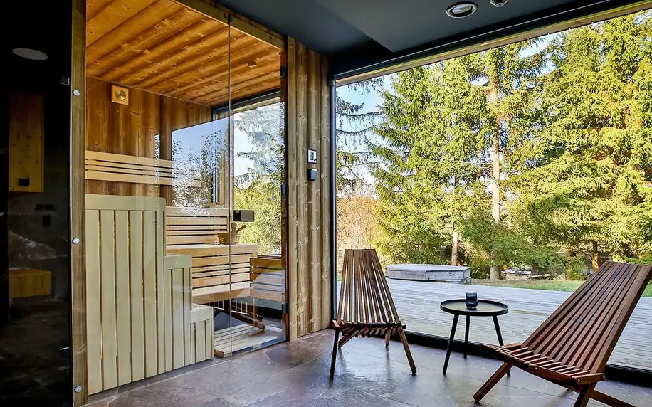 3pokojové apartmány na Lipně: krb i privátní sauna