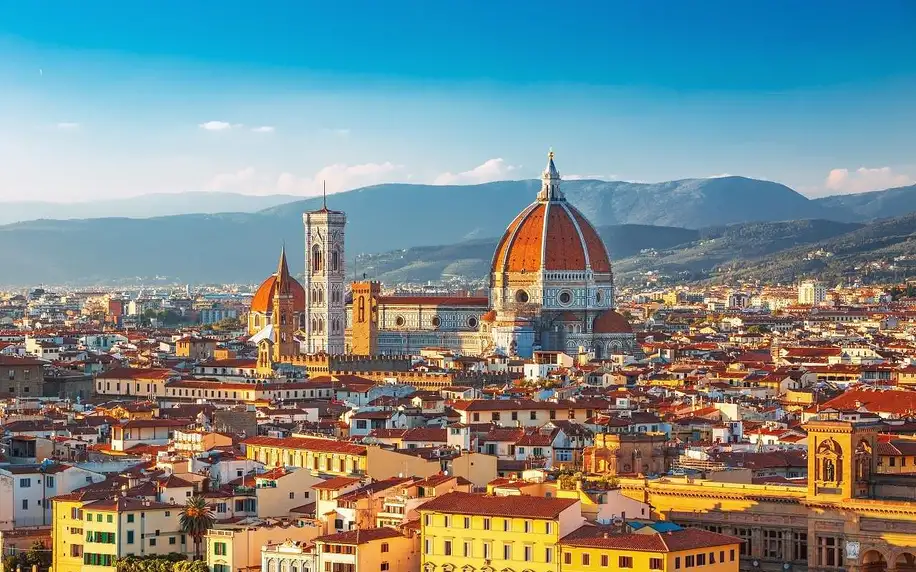 Itálie - Florencie letecky na 6 dnů, snídaně v ceně