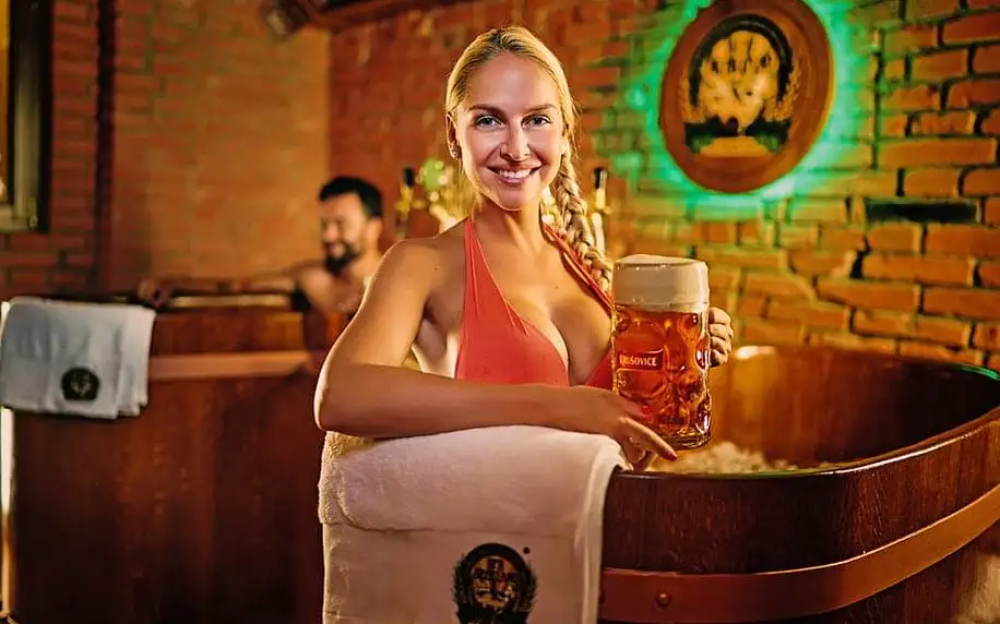 Pivní lázně Spa Beerland Mariánské Lázně s neomezenou konzumací piva