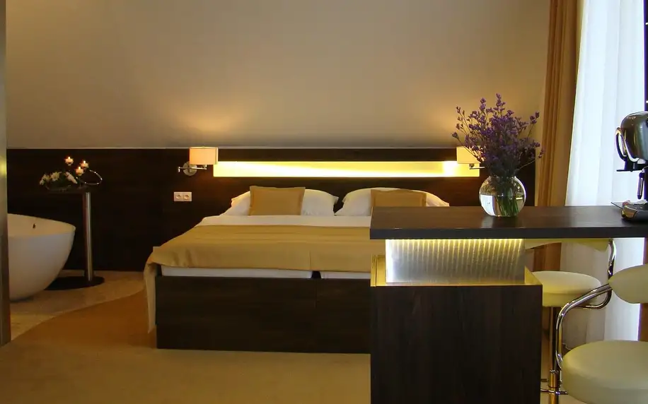 Romantický pobyt v pokoji VIP Lux v Podlesí