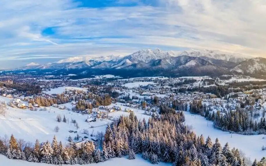 Polské Tatry: Białka Tatrzańska v Hotelu Burkaty *** se snídaní/polopenzí a neomezeným wellness se saunami