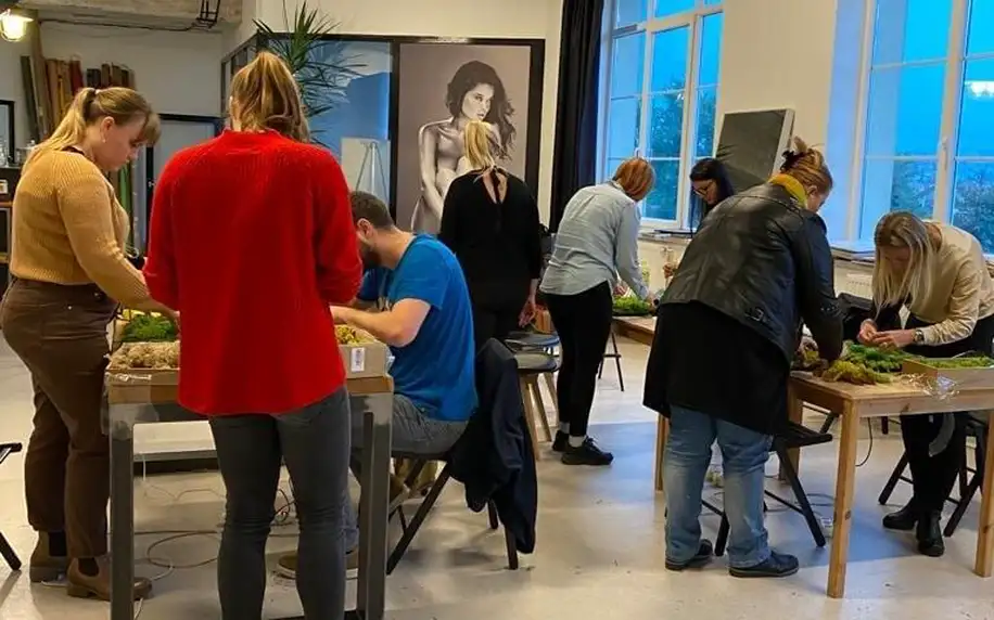 Workshop výroby mechového obrazu v Brně a Zlíně