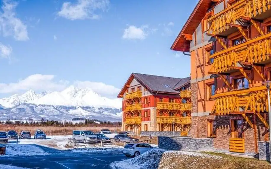 Vysoké Tatry: Tatragolf Mountain Resort **** ve stylovém apartmánu se slevou do AquaCity Poprad a wellness