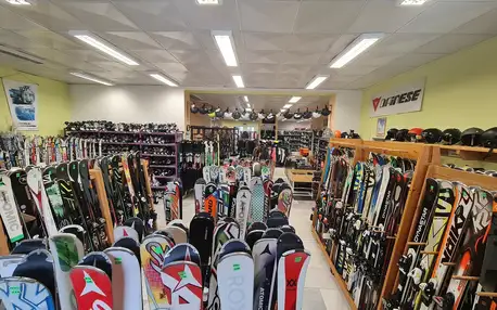 Velký servis lyží nebo snowboardu