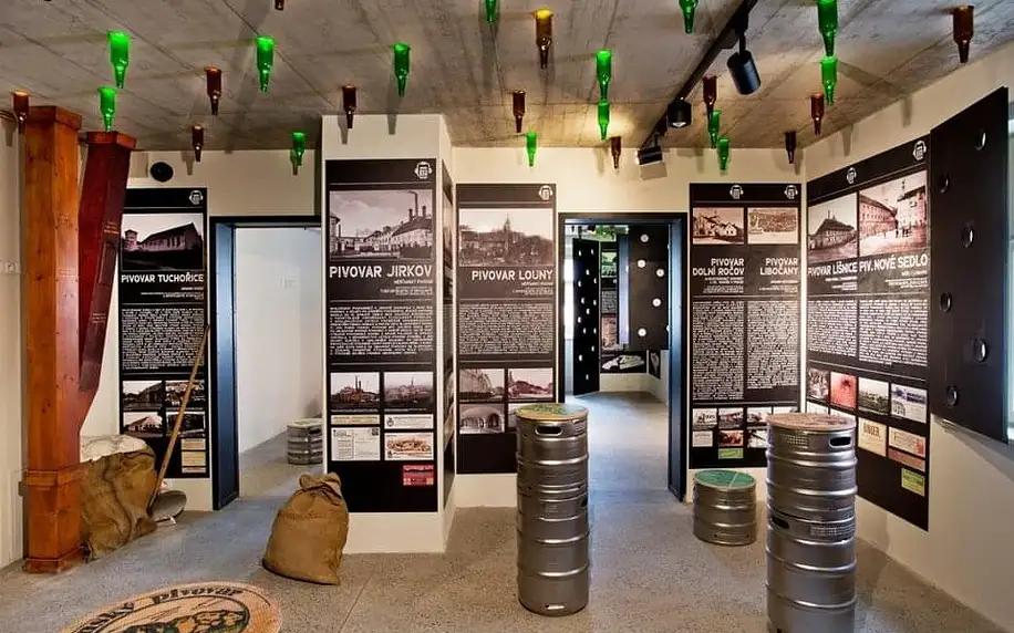 Pivní výlet s prohlídkou Žateckého pivovaru, degustací piv a návštěvou muzea pivovarnictví a vodárenské věže