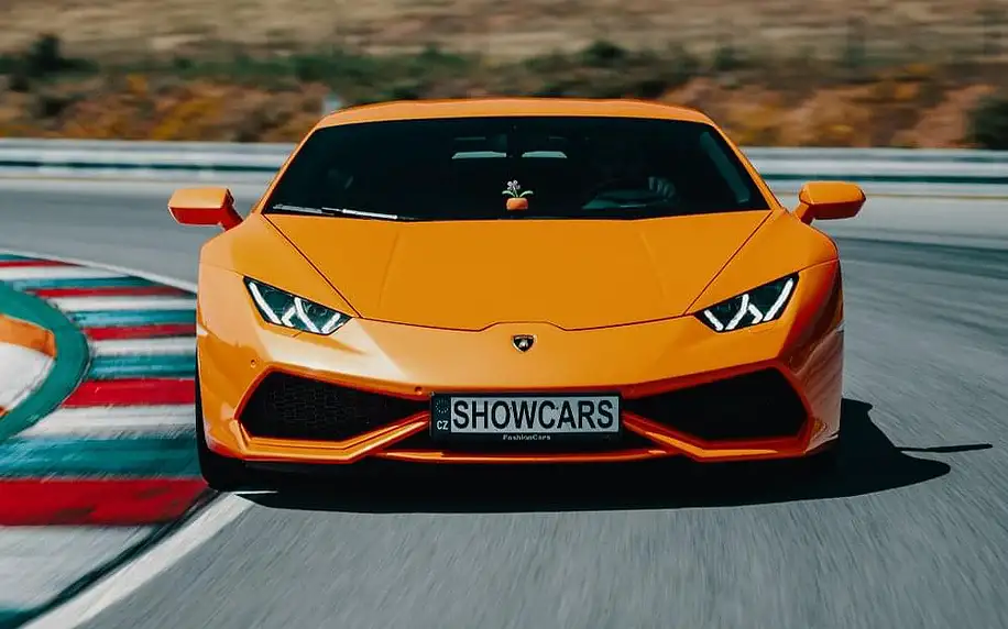 Jízda v Lamborghini na polygonu Most - 2 kola