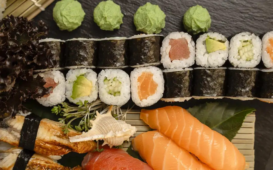 Sushi sety v nové asijské restauraci na Vinohradech