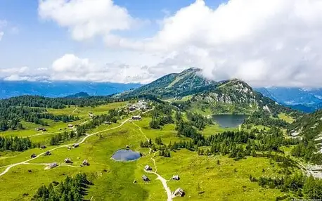 Rakouské Alpy: Léto v Hotelu Berghof Tauplitzalm *** s polopenzí, saunami, výletním vláčkem a vyžitím
