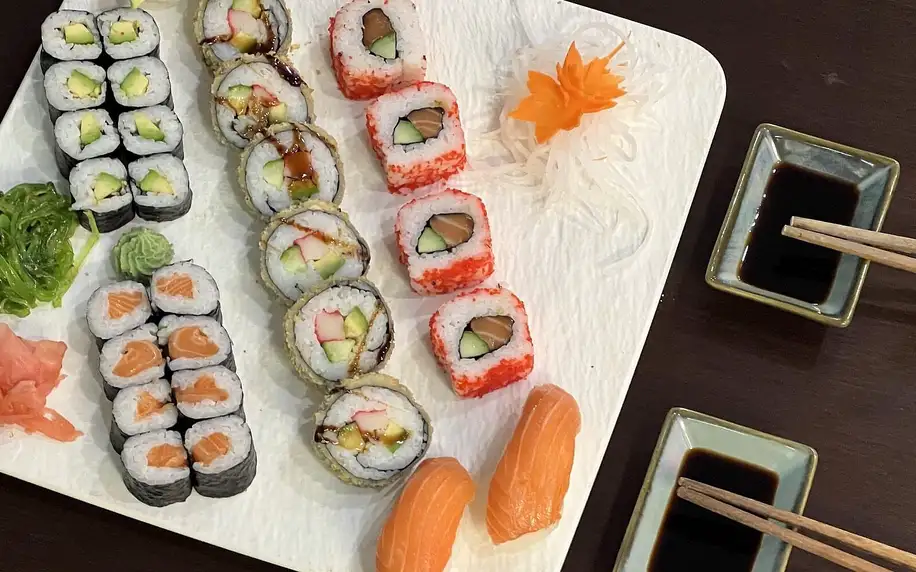 Sushi sety až o 42 ks: maki, nigiri i tempura