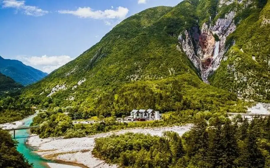 Slovinsko: Pobyt u Triglavského národního parku a řeky Soči v Hotelu Boka *** se snídaněmi a saunou s výhledem