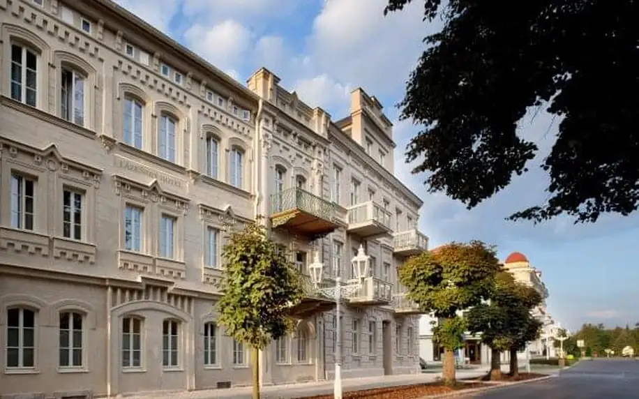 Františkovy Lázně: Badenia Hotel Praha s polopenzí, neomezeným wellness a až 12 procedurami + oplatky