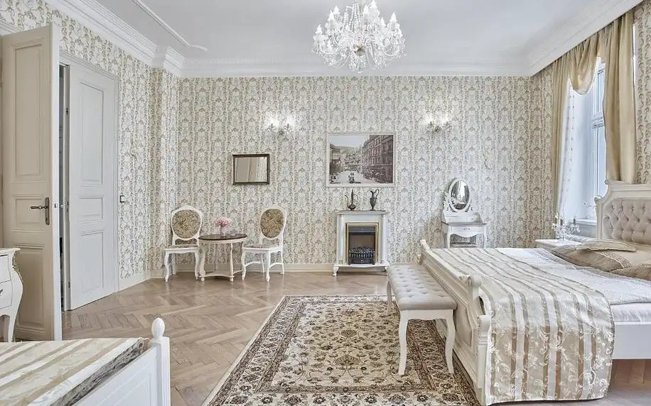 Karlovy Vary: Apartment Luxury Nostalgia s možností vířivky na pokoji