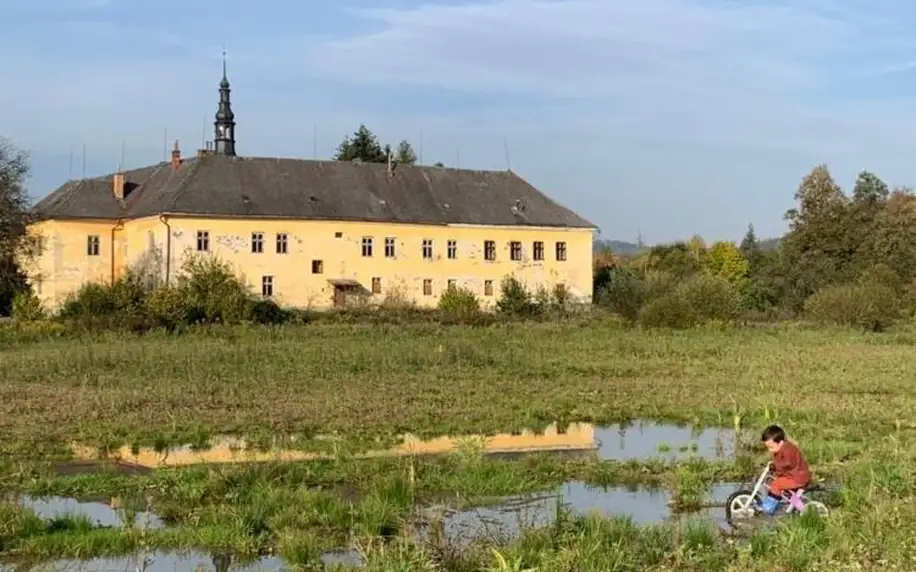 Ruda nad Moravou: Zámek Ruda nad Moravou s možností vířivky na pokoji