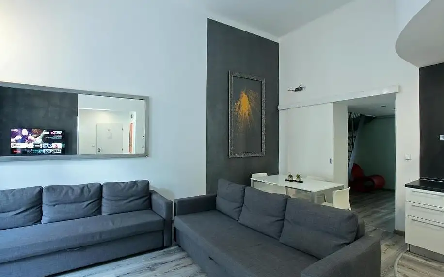 Praha: Apartment House - The Modern Flat s možností vířivky na pokoji