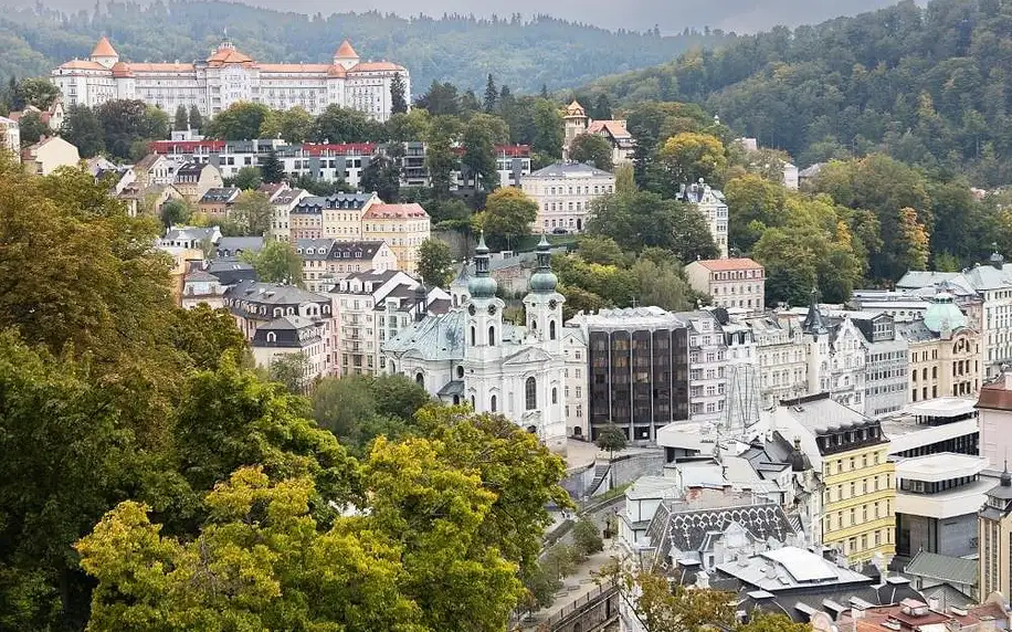 Karlovy Vary: Rezidence Vyhlídka s možností vířivky na pokoji