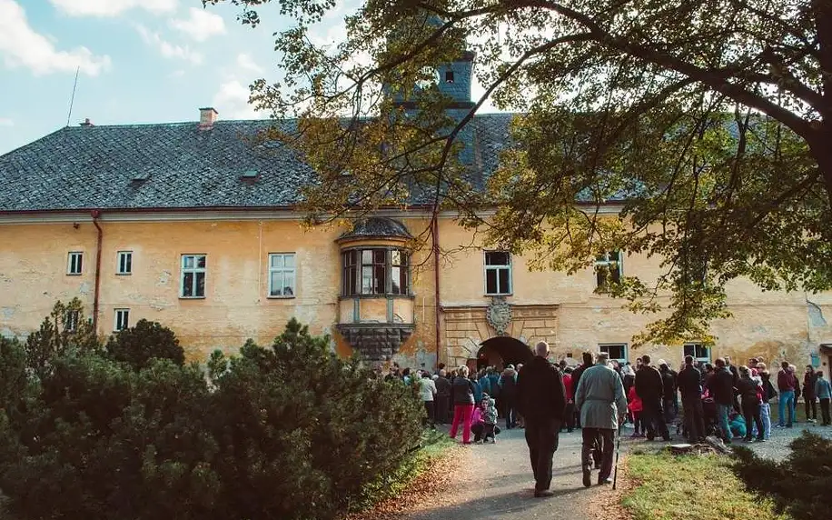 Ruda nad Moravou: Zámek Ruda nad Moravou s možností vířivky na pokoji