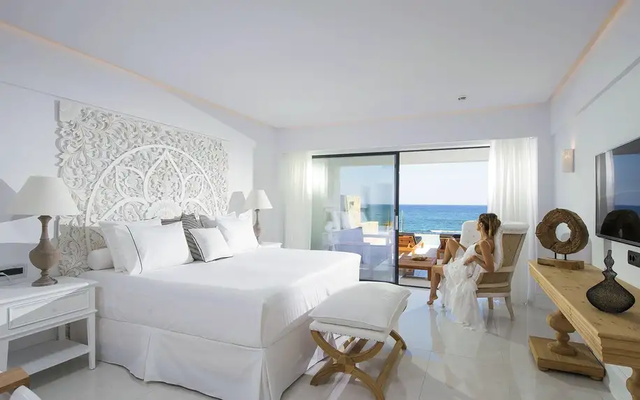 Abaton Island Resort & Spa, Kréta, Dvoulůžkový pokoj s vířivkou, letecky, snídaně v ceně