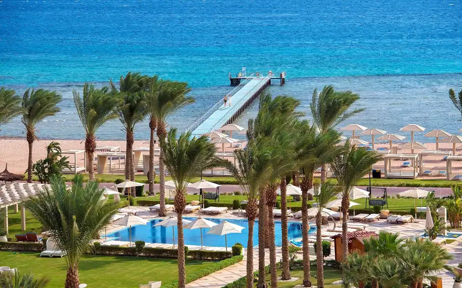 Premier Le Reve & Spa, Hurghada, Dvoulůžkový pokoj s výhledem na moře, letecky, strava dle programu