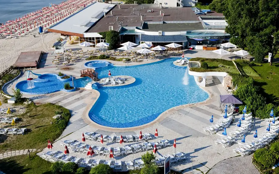 Hotel Gergana Beach, Bulharská riviéra, Dvoulůžkový pokoj s výhledem na moře, letecky, all inclusive