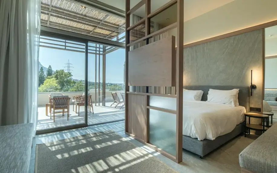 King Minos Retreat Resort & Spa, Kréta, Dvoulůžkový pokoj s výhledem na moře, letecky, polopenze