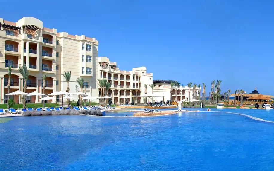 Tropitel Sahl Hasheesh, Hurghada, Dvoulůžkový pokoj Deluxe s omezeným výhledem na moře, letecky, all inclusive