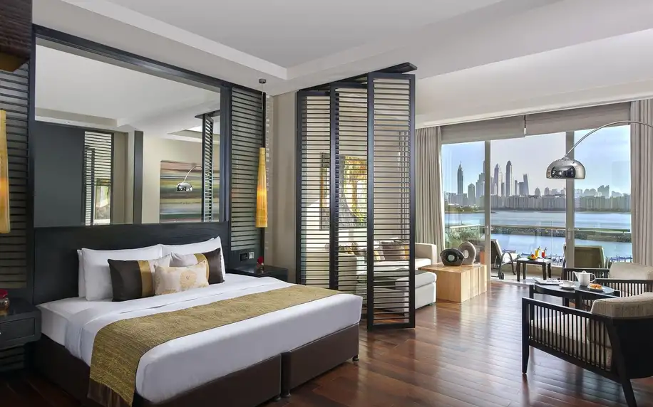Rixos The Palm Hotel & Suites, Dubaj, Dvoulůžkový pokoj Premium s výhledem na moře, letecky, all inclusive