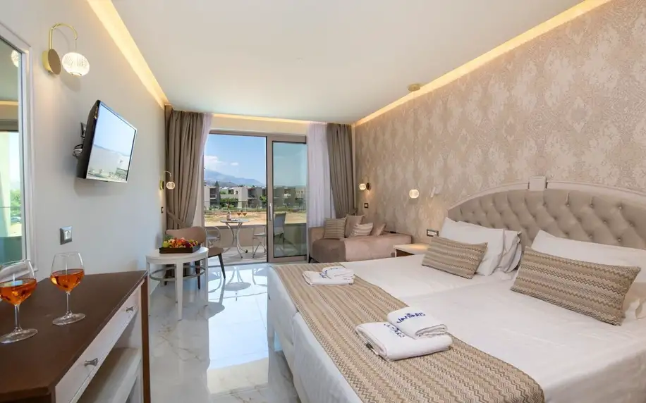 Vantaris Luxury Beach Resort, Kréta, Dvoulůžkový pokoj s výhledem na moře, letecky, polopenze