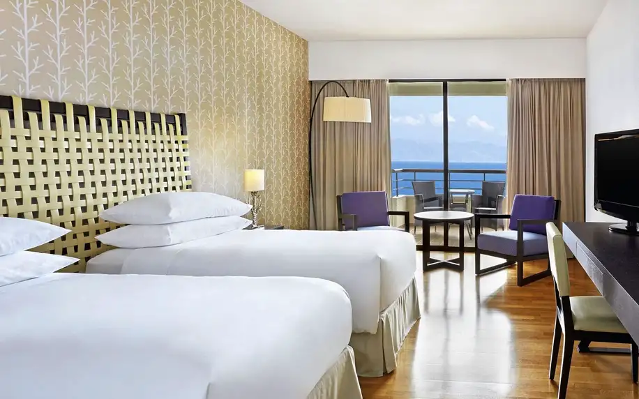Sheraton Rhodes Resort, Rhodos, Dvoulůžkový pokoj s výhledem na moře, letecky, plná penze